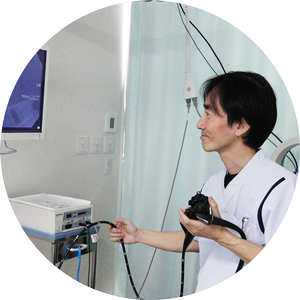 専門的な消化器内視鏡技師が検査をサポート